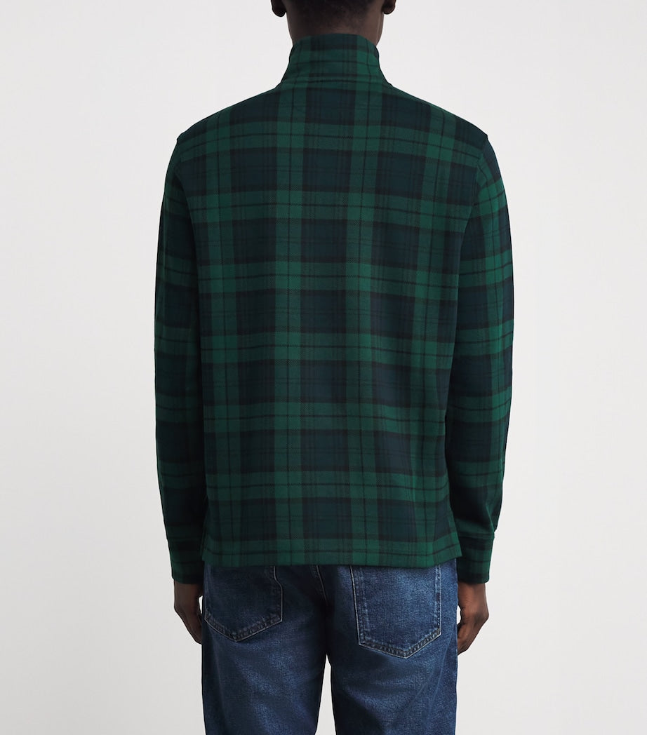 Polo Ralph Lauren Multi Cotton Tartan Quarter-Zip Sweatshirt