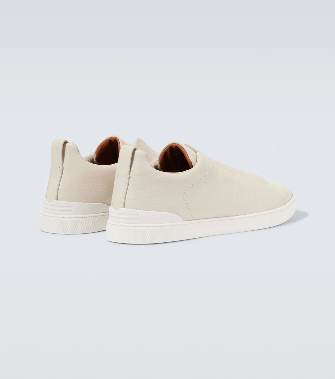Zegna - Triple Stitch leather sneakers