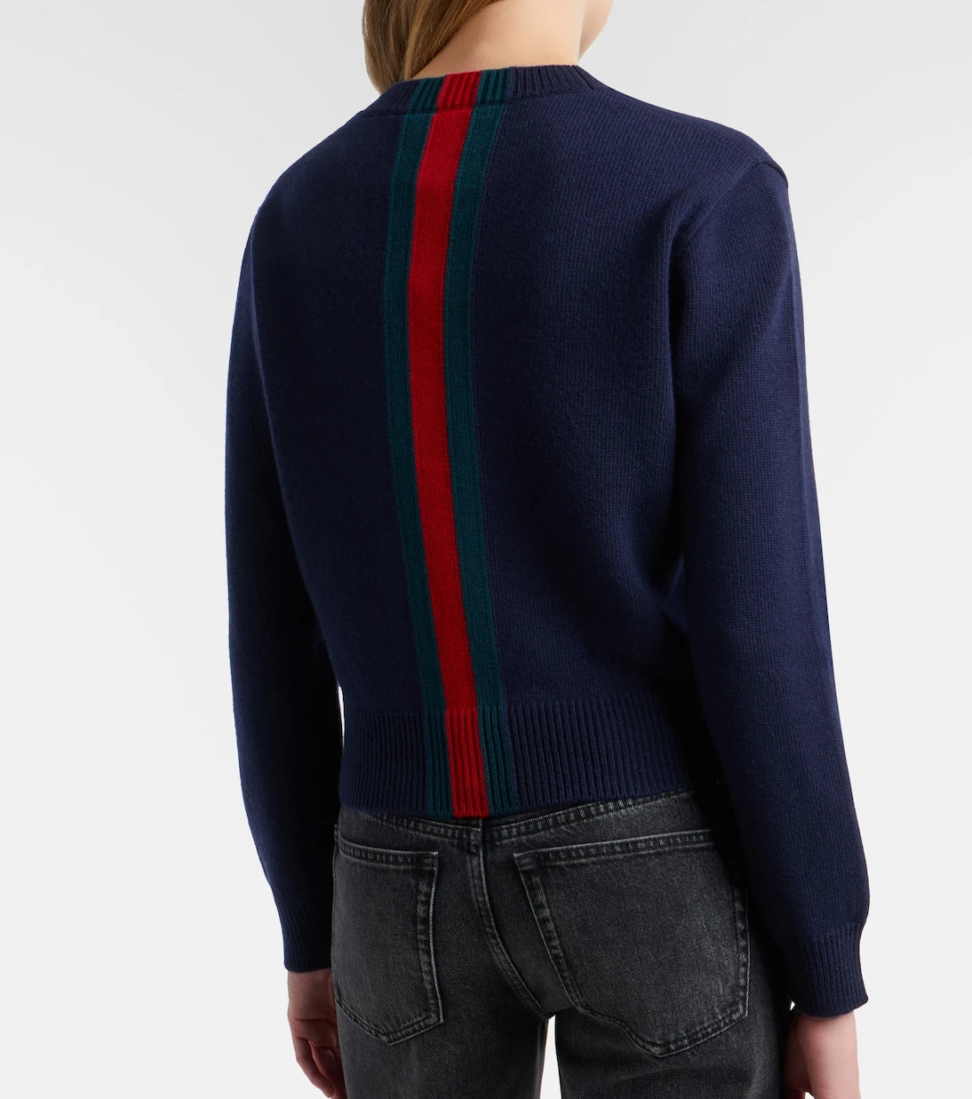 Gucci - Web Stripe wool sweater