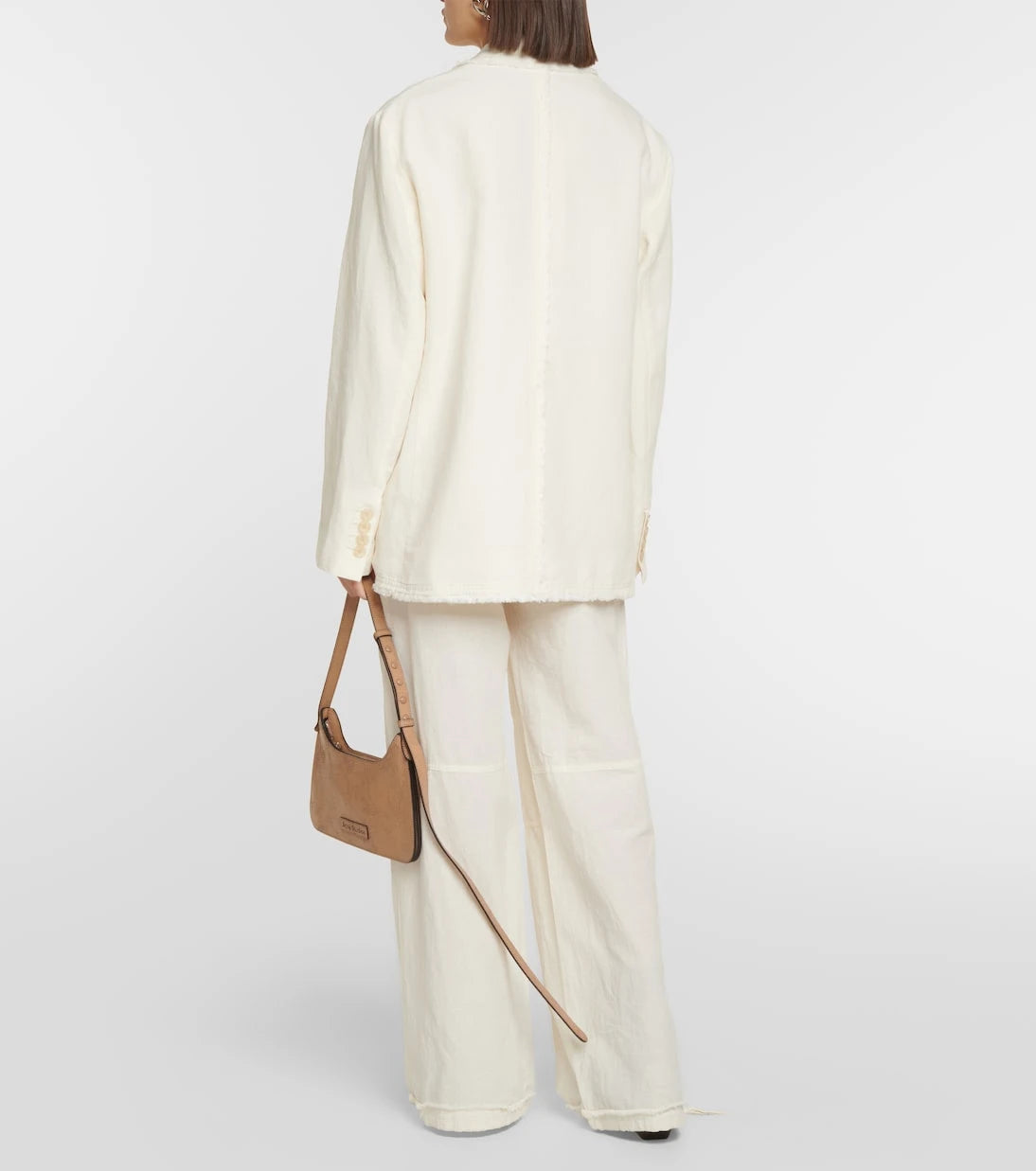 Acne Studios - سترة قطنية وكتانية