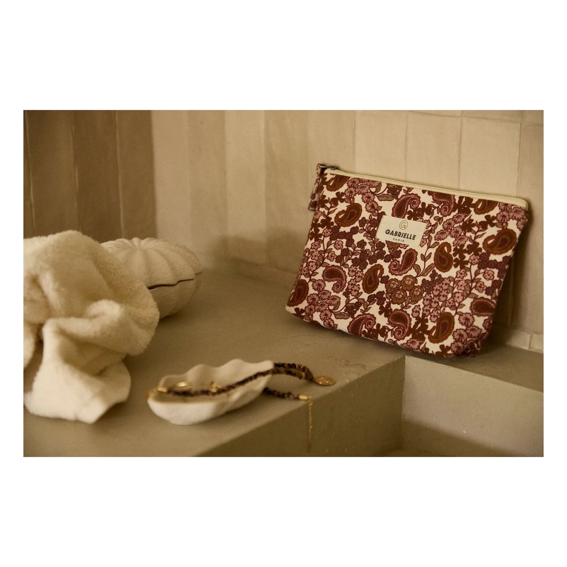Gabrielle Paris - Arabesque pencil case | Burgundy