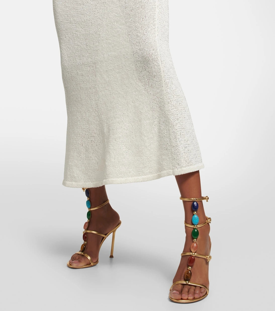 Gianvito Rossi - Shanti embellished leather sandals