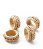 Set of 4 Wicker Napkin Rings (5cm)