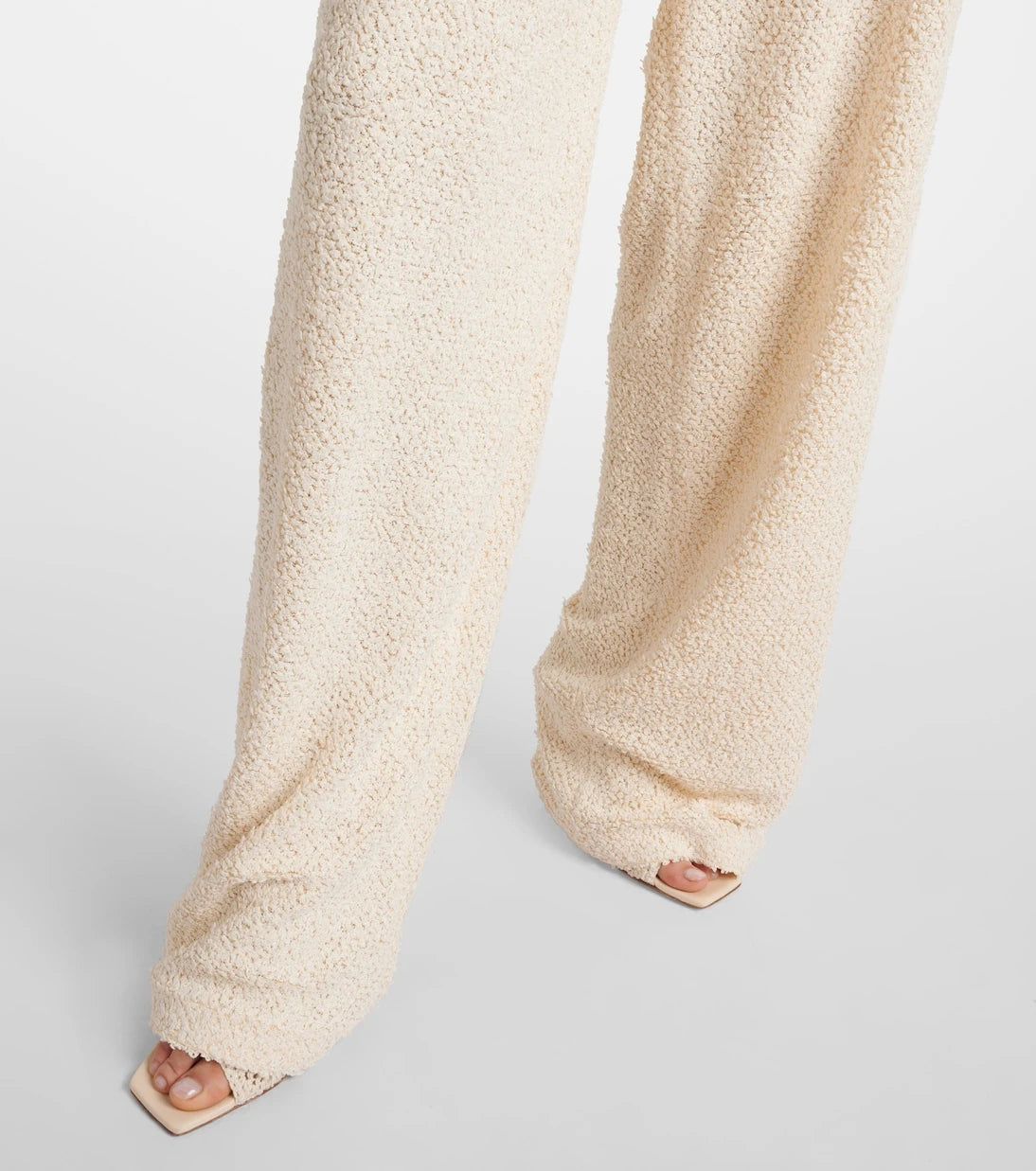Magda Butrym - High-rise bouclé wide-leg pants