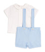Paz Rodriguez Linen Ceremonia Shirt and Shorts Set (6 Months - 4 Years)