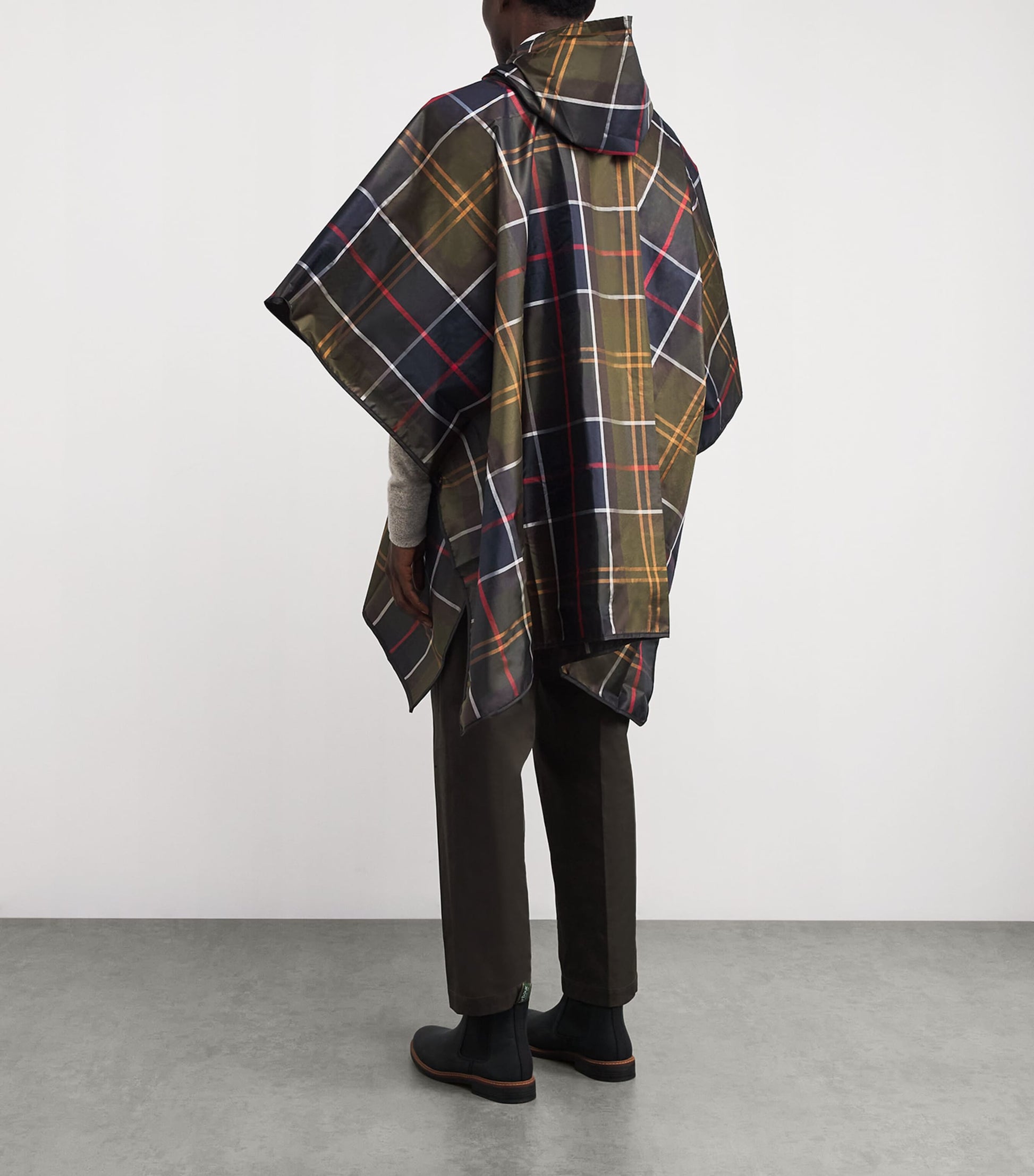 Barbour Multi Tartan Showerproof Poncho
