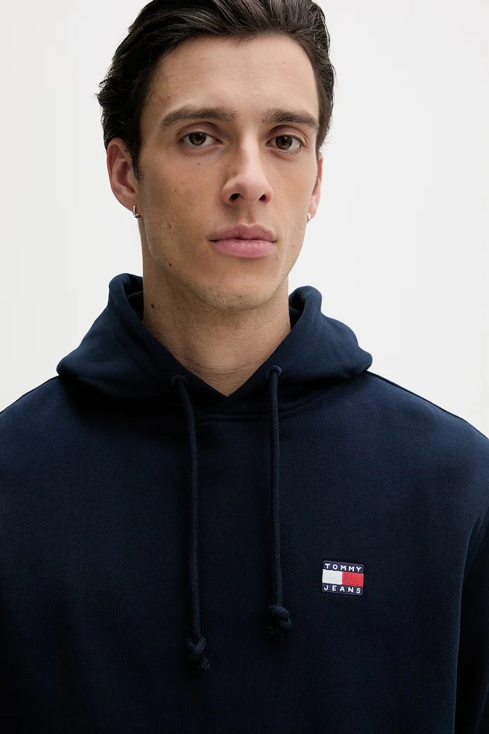 Tommy Jeans суичър с качулка мъжки от памук