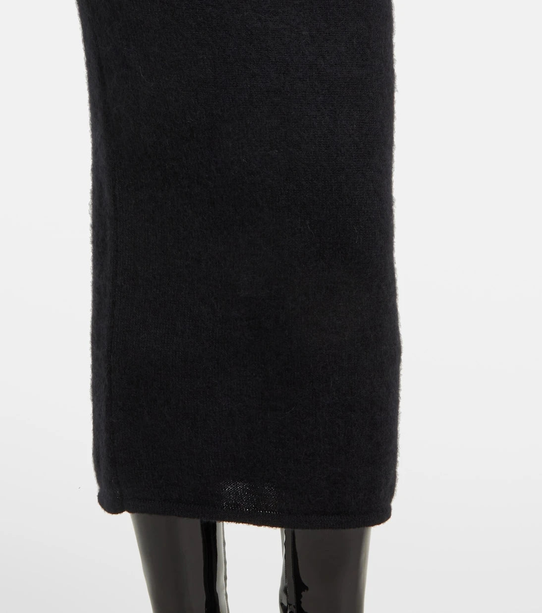 Magda Butrym - Halterneck mohair-blend maxi dress