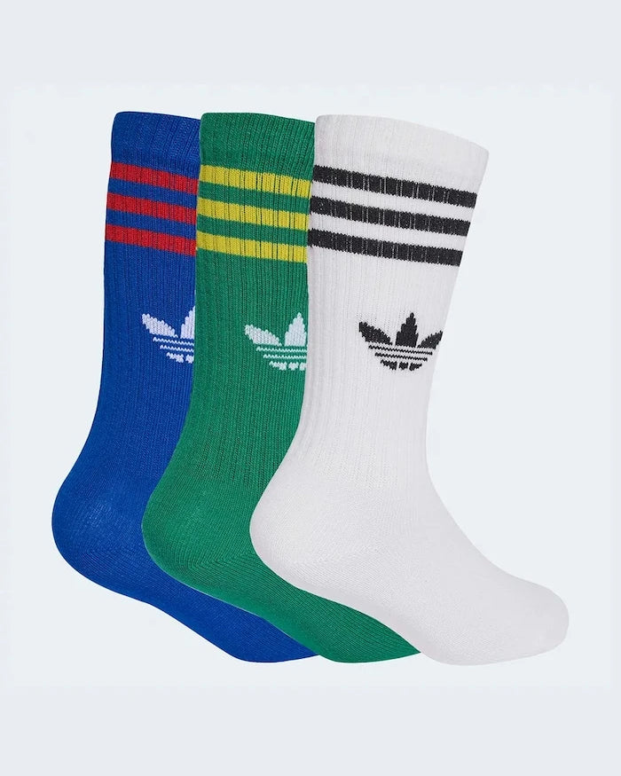 Pamuklu çocuk çorapları adidas Originals (3 çift)