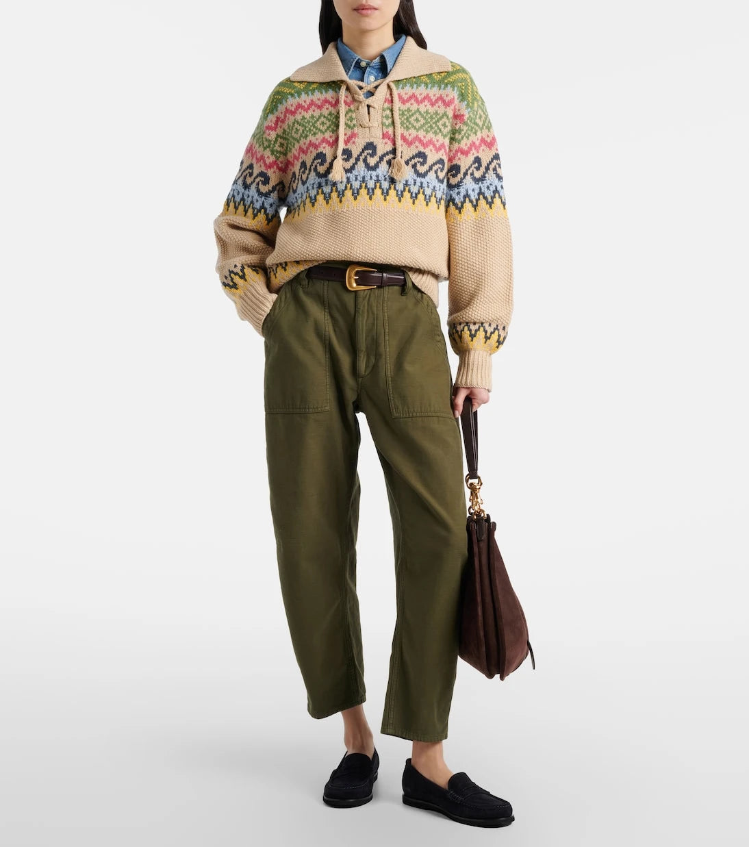 Polo Ralph Lauren - Cotton, wool, and alpaca-blend sweater