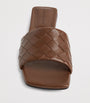 Bottega Veneta Brown Leather Parco Mules