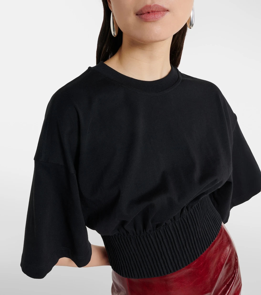 Sportmax - Fosco cotton jersey top