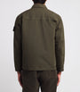 Stone Island Green Organic Cotton Ripstop Overshirt