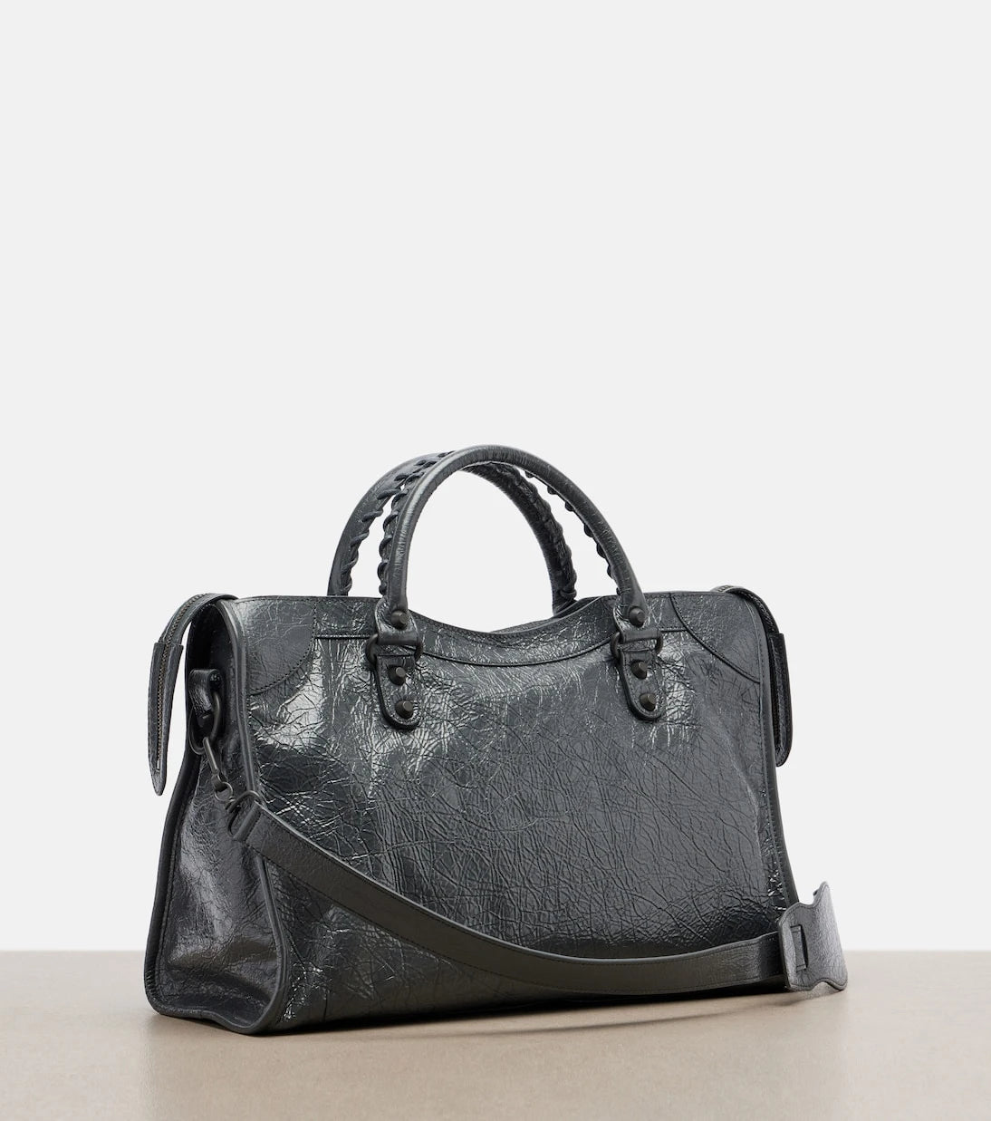 Balenciaga - Le City leather top-handle bag