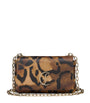 Brown Loubi54 Pony Hair Clutch Bag