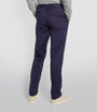 Wool Serge Straight Trousers