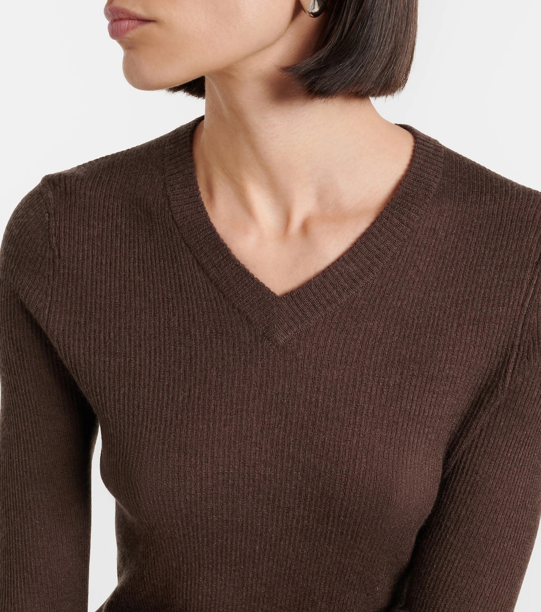 Vince - Ribbed-knit cashmere and silk sweater