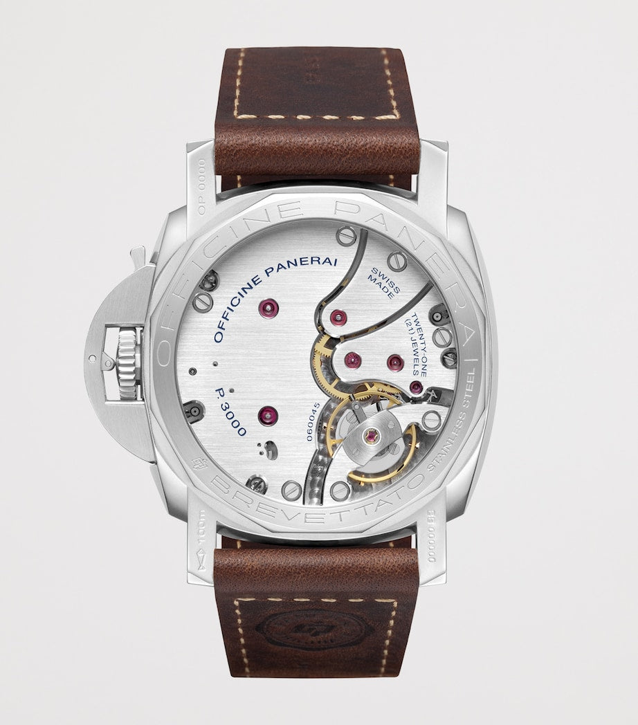 Stainless Steel Luminor Tre Giorni Watch 47mm