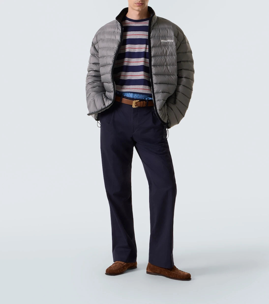 Miu Miu - Paneled down jacket