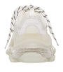 White Triple S Clear Sole Washed Sneakers