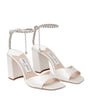 Ivory Saeda 85 Satin Sandals