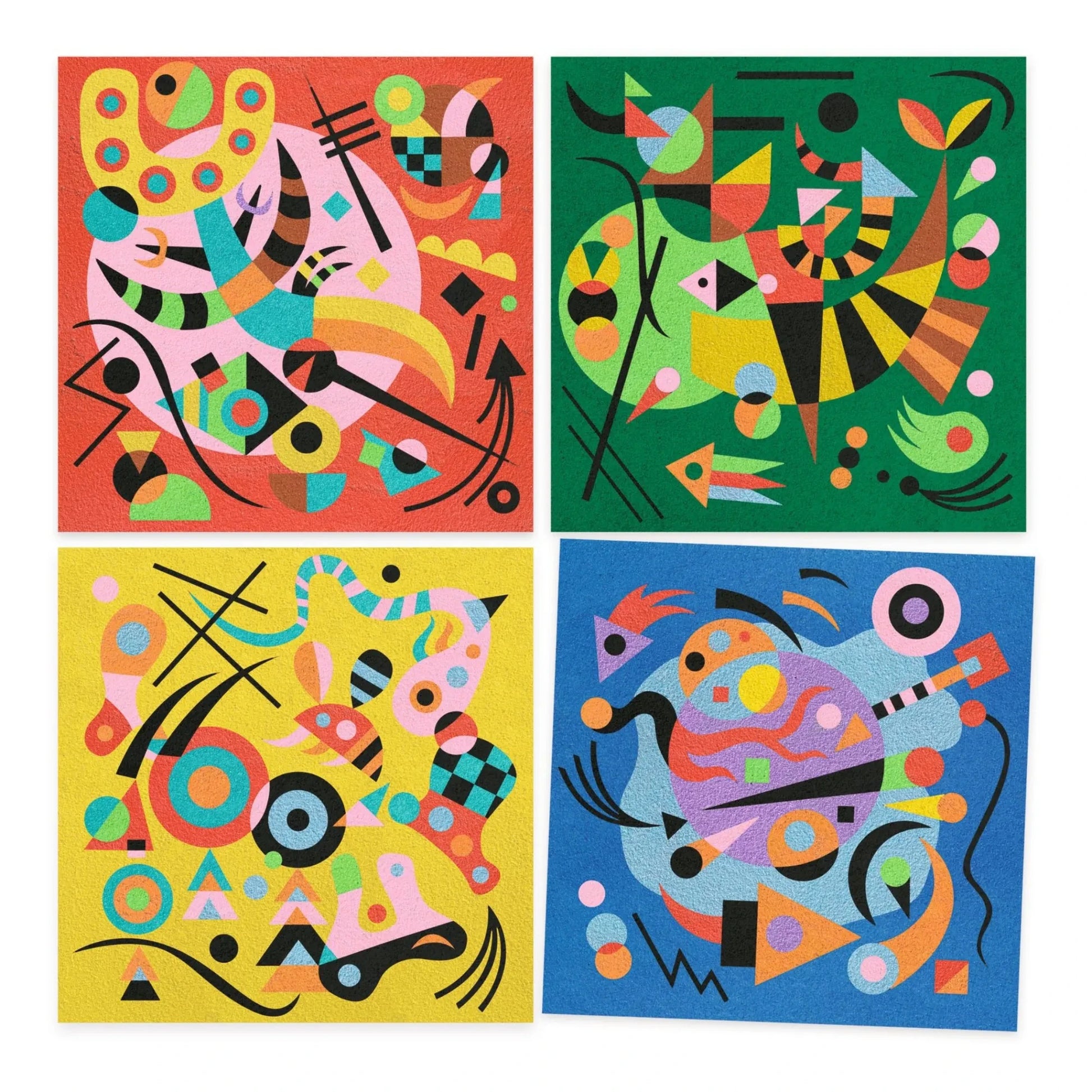 Djeco - Abstract Coloured Sand Activity Kit