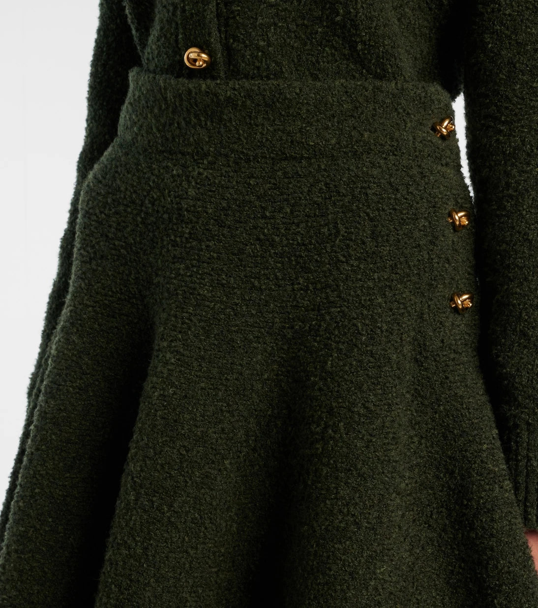 Bottega Veneta - Knot bouclé midi skirt