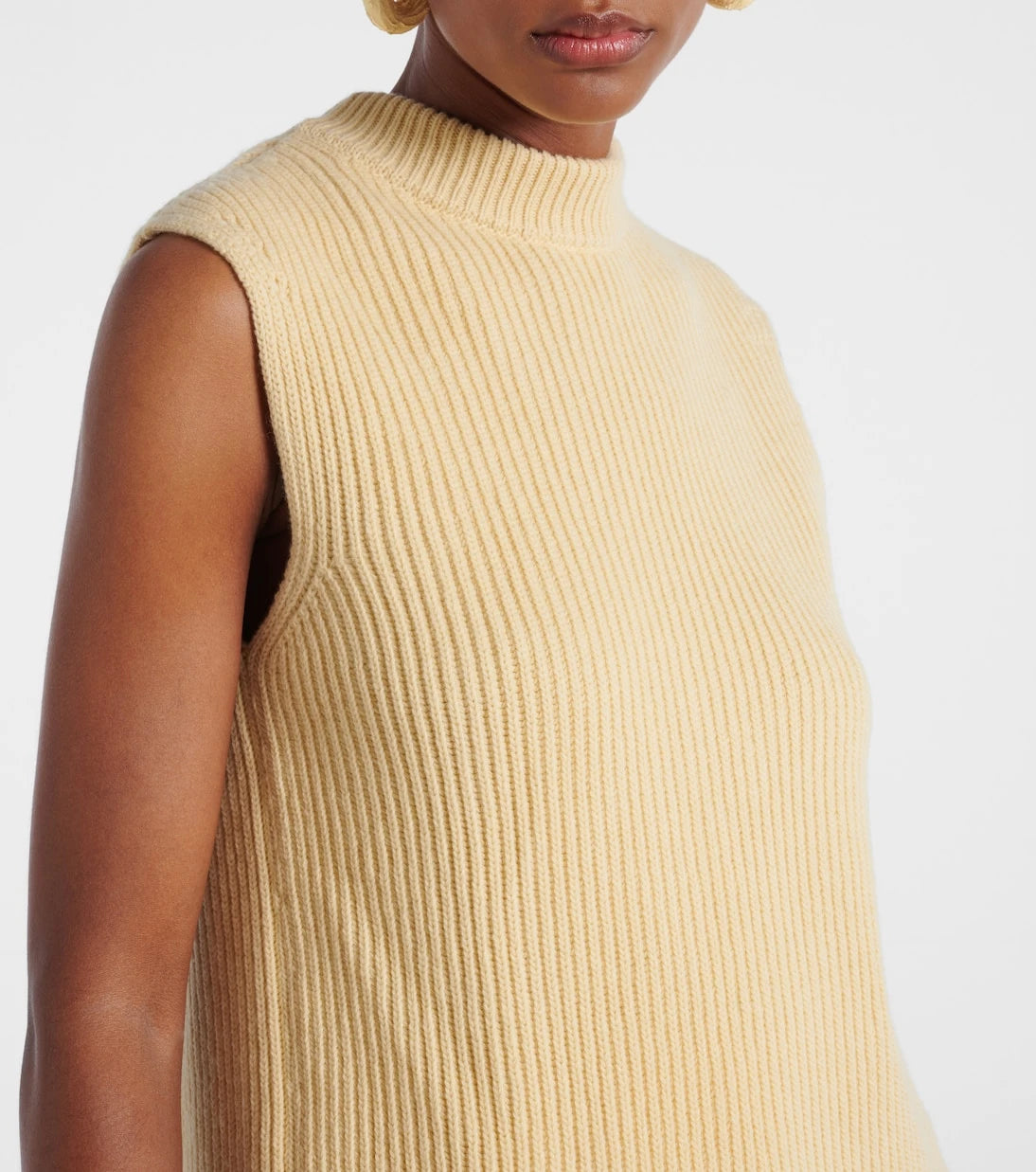 Jil Sander - Oversized ribbed-knit wool vest