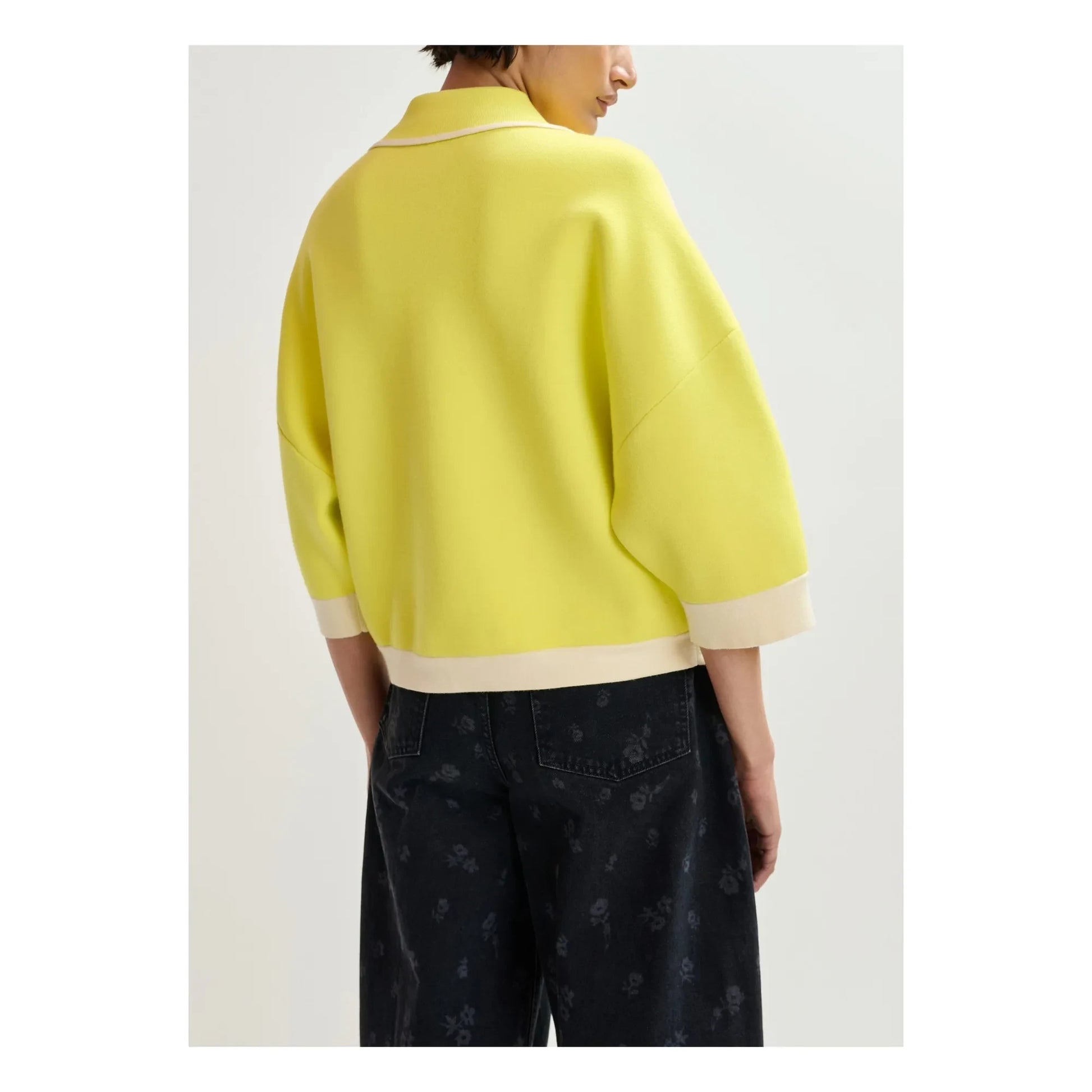 Essentiel Antwerp - Cardigan Jugly | Lemon yellow
