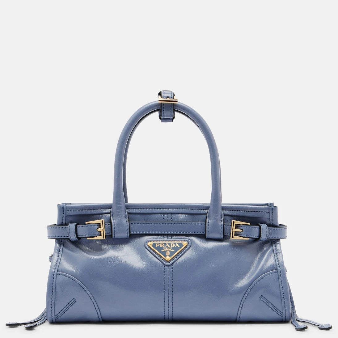 Prada - Prada Bonnie Mini leather top-handle bag