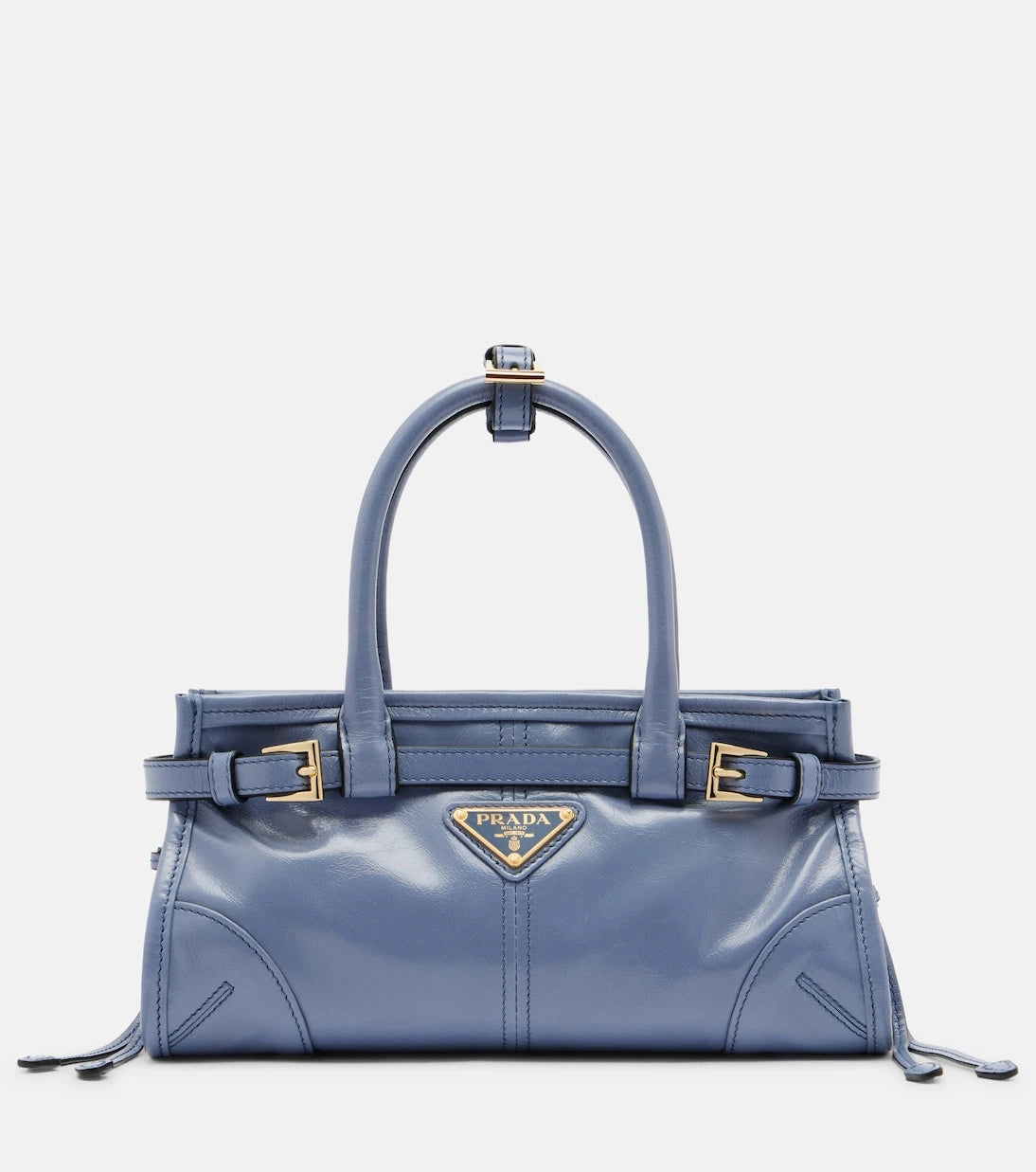 Prada - Prada Bonnie Mini leather top-handle bag