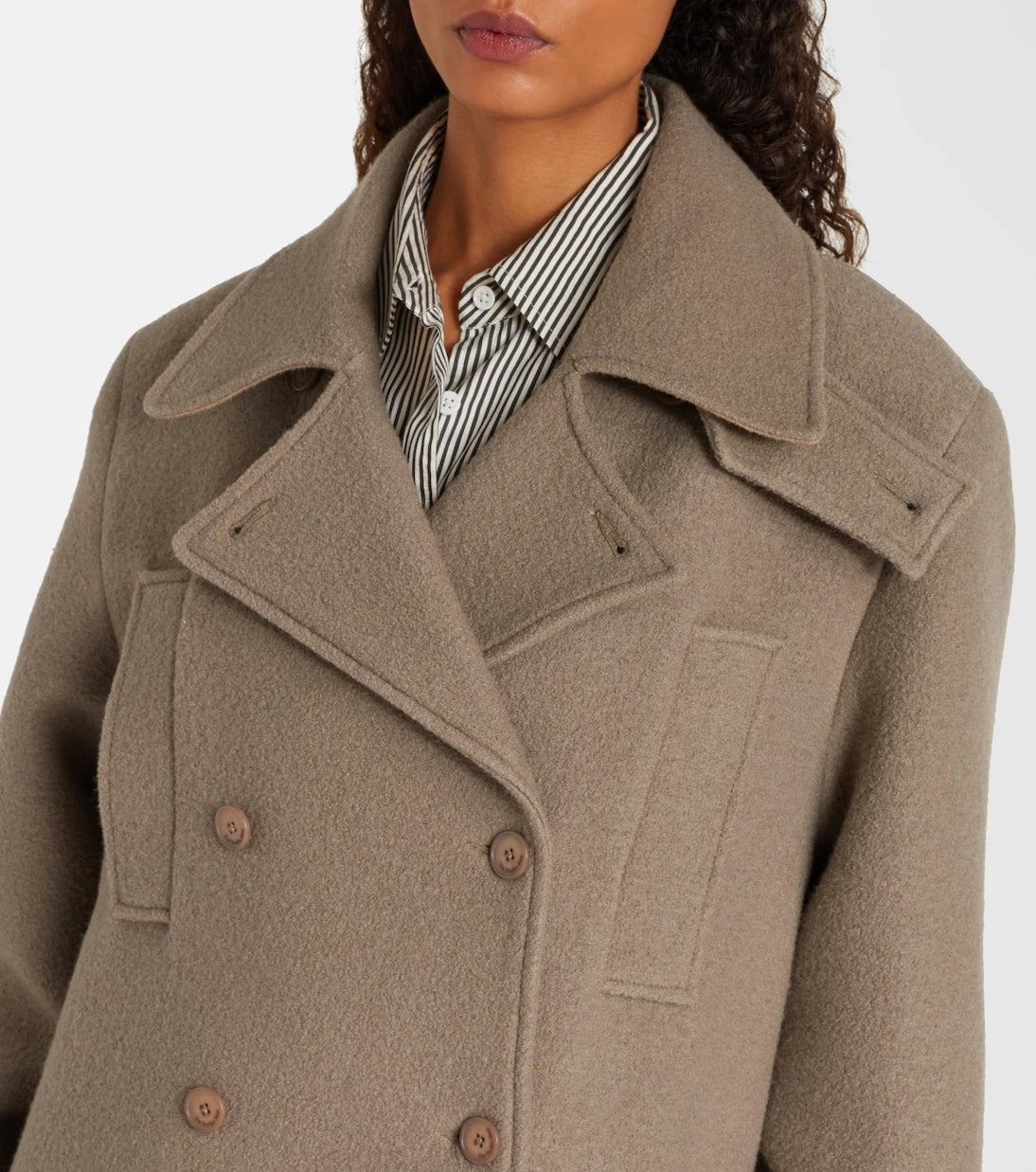 The Frankie Shop - Scothern virgin wool peacoat