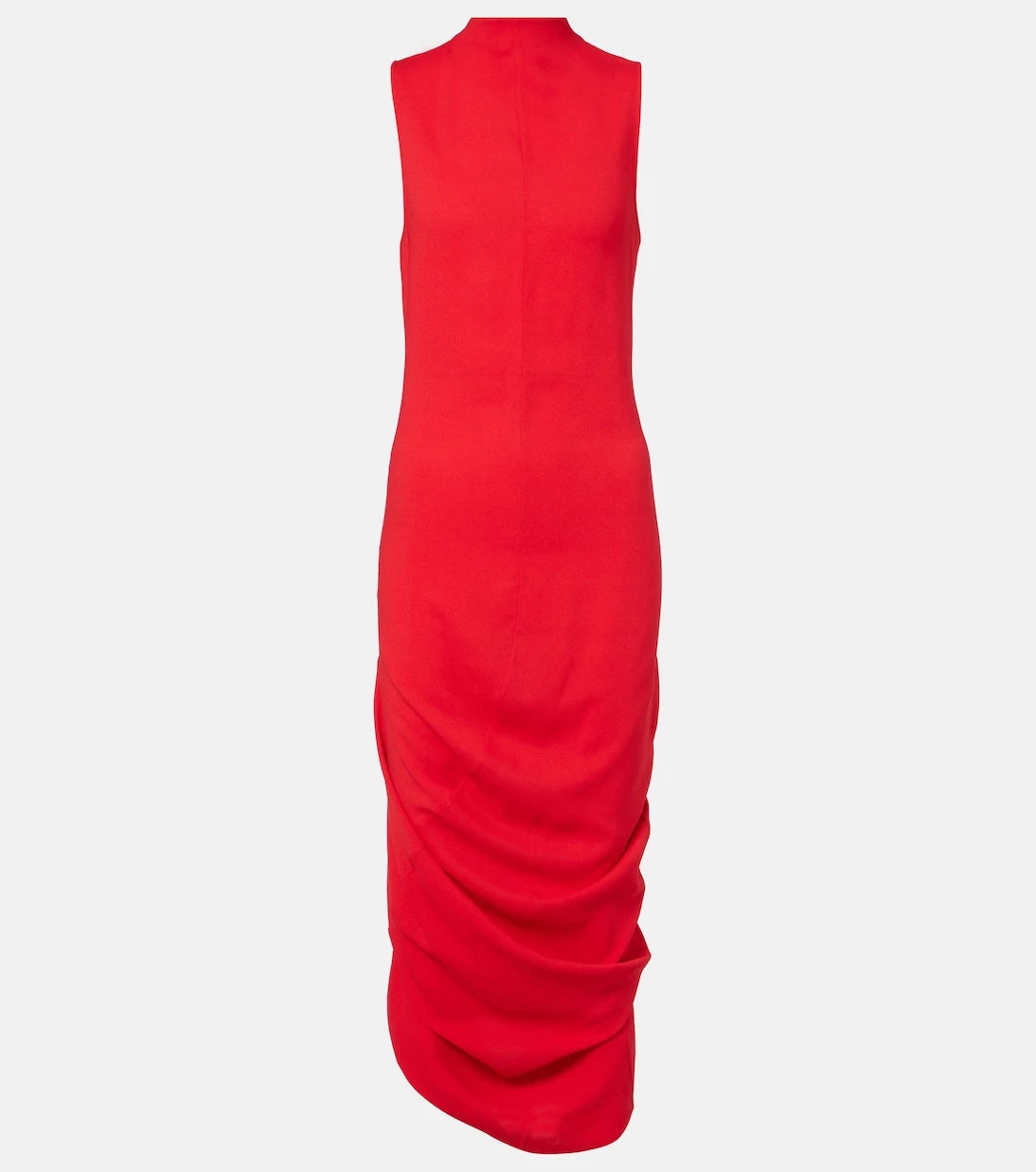 Jacquemus - J draped crêpe midi dress