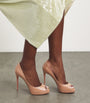 Christian Louboutin Nude New Very Prive Patent Leather Pumps 120