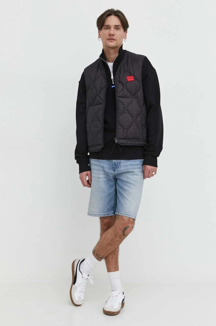 HUGO Blue Erkek Pamuklu Neeler Sweatshirt