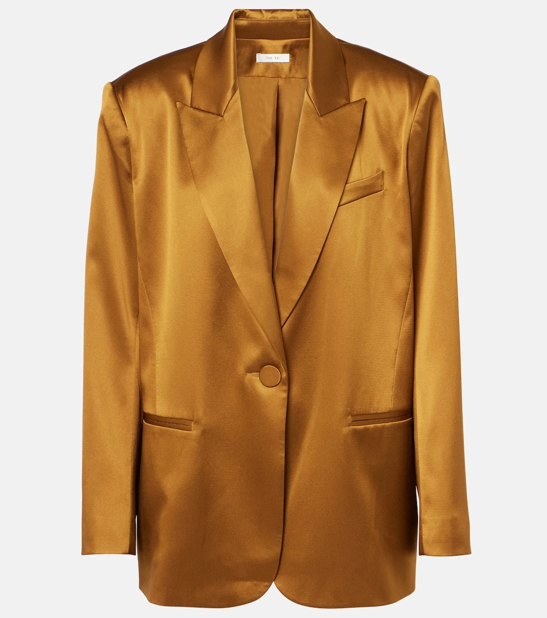 The Sei - Oversized silk satin blazer