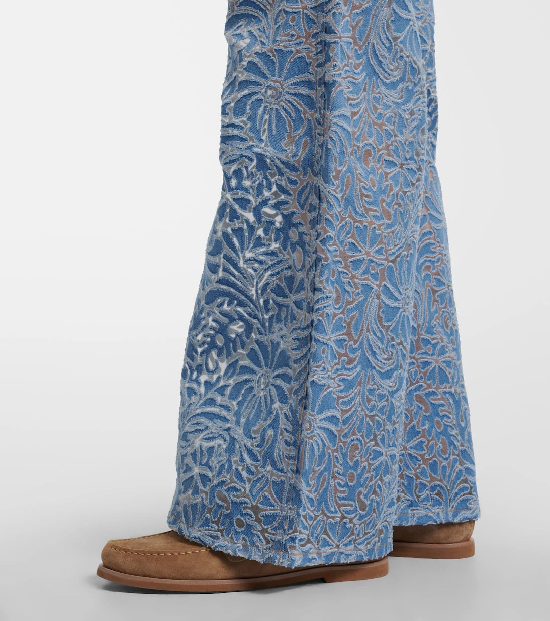 Veronica Beard - Taylor floral wide-leg jeans