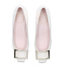 Roger Vivier Beige Patent Decolleté Belle Vivier Pumps 45