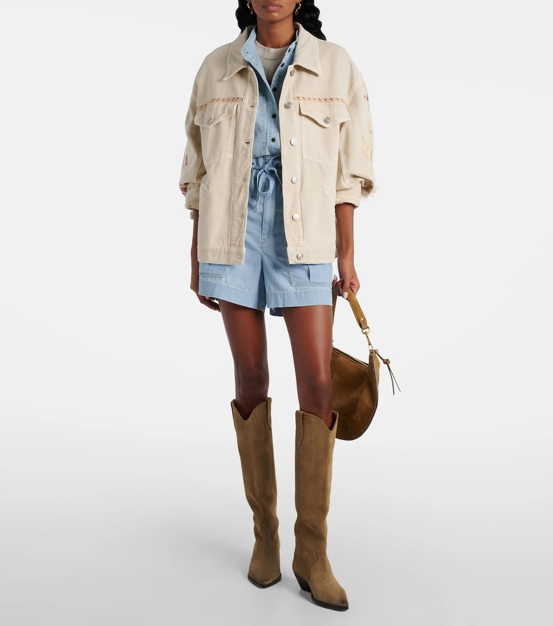 Marant Etoile - Valdina cotton shorts