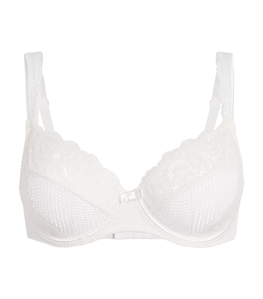 Maison Lejaby White Lace Gaby Underwired Bra