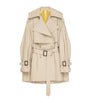 Givenchy Multi Cropped Cotton Trench Coat