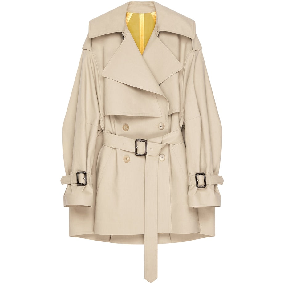 Givenchy Multi Cropped Cotton Trench Coat