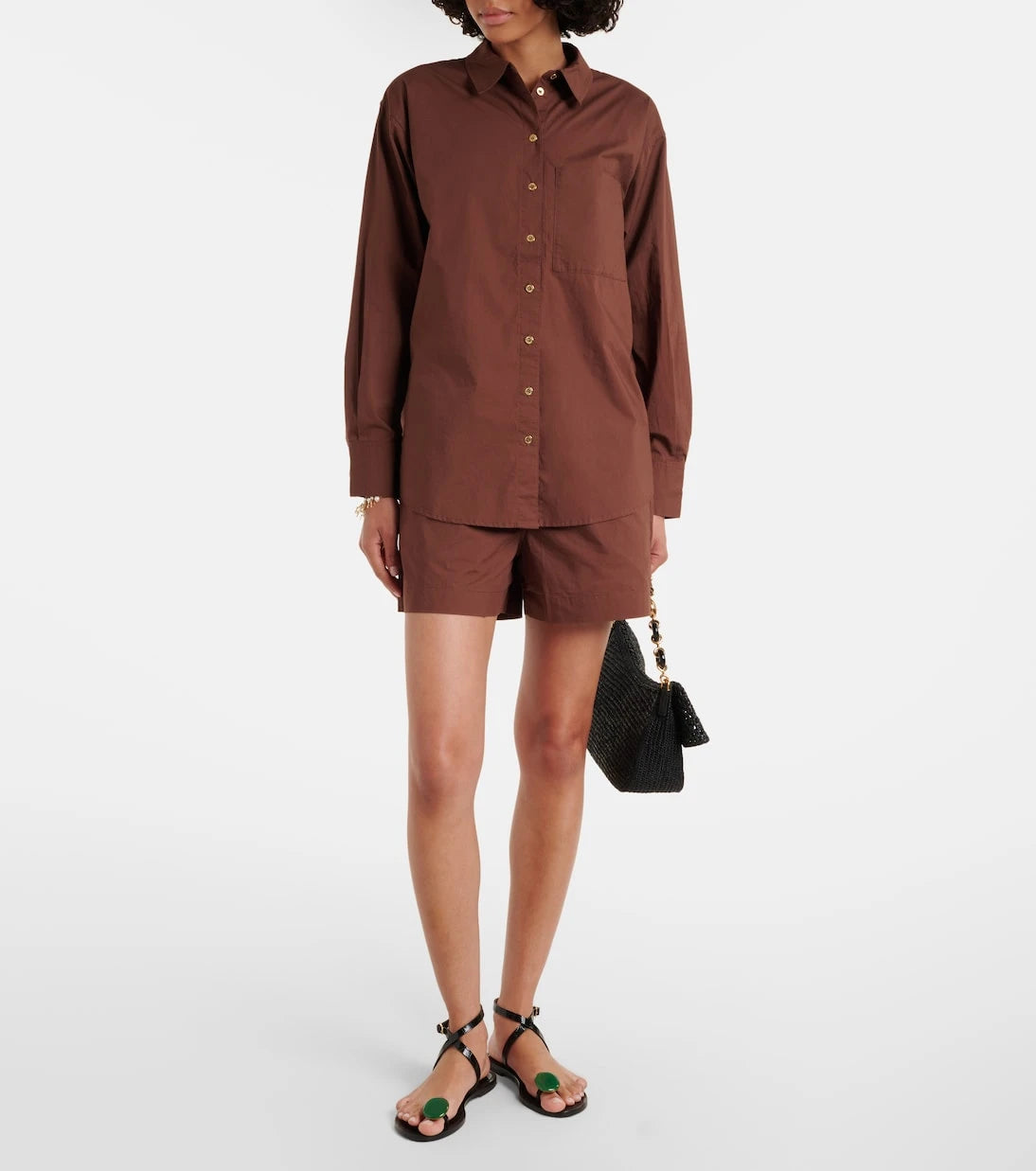 Heidi Klein - Grasse cotton poplin shorts