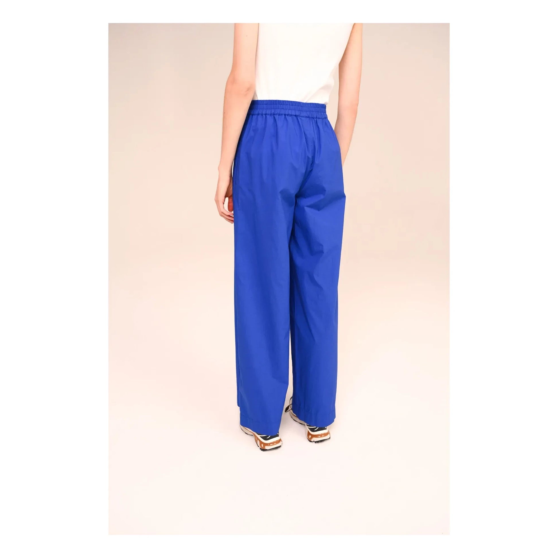 Sacrécoeur - Lola Magna Popeline Pants | Blue
