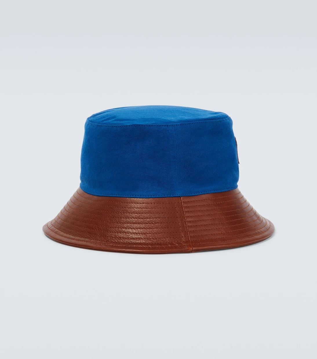 Bode - Cotton and leather bucket hat