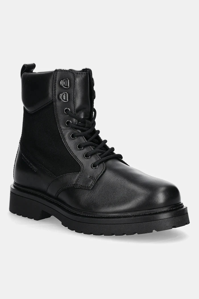 Високи обувки Tommy Jeans TJM LACE UP HIGH