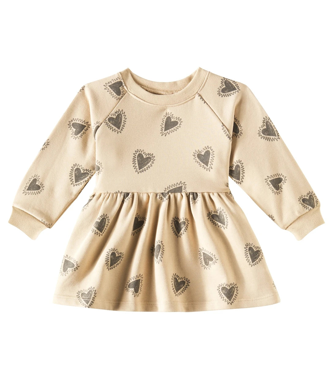 Rylee + Cru - Baby printed cotton-blend dress