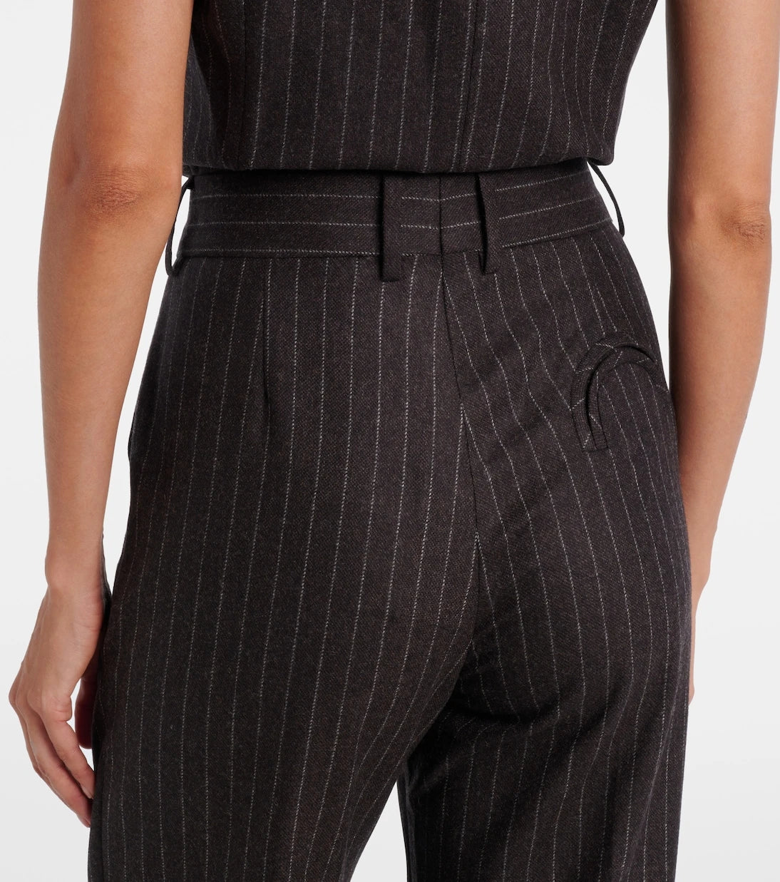 Blazé Milano - Fox wool and cashmere straight pants