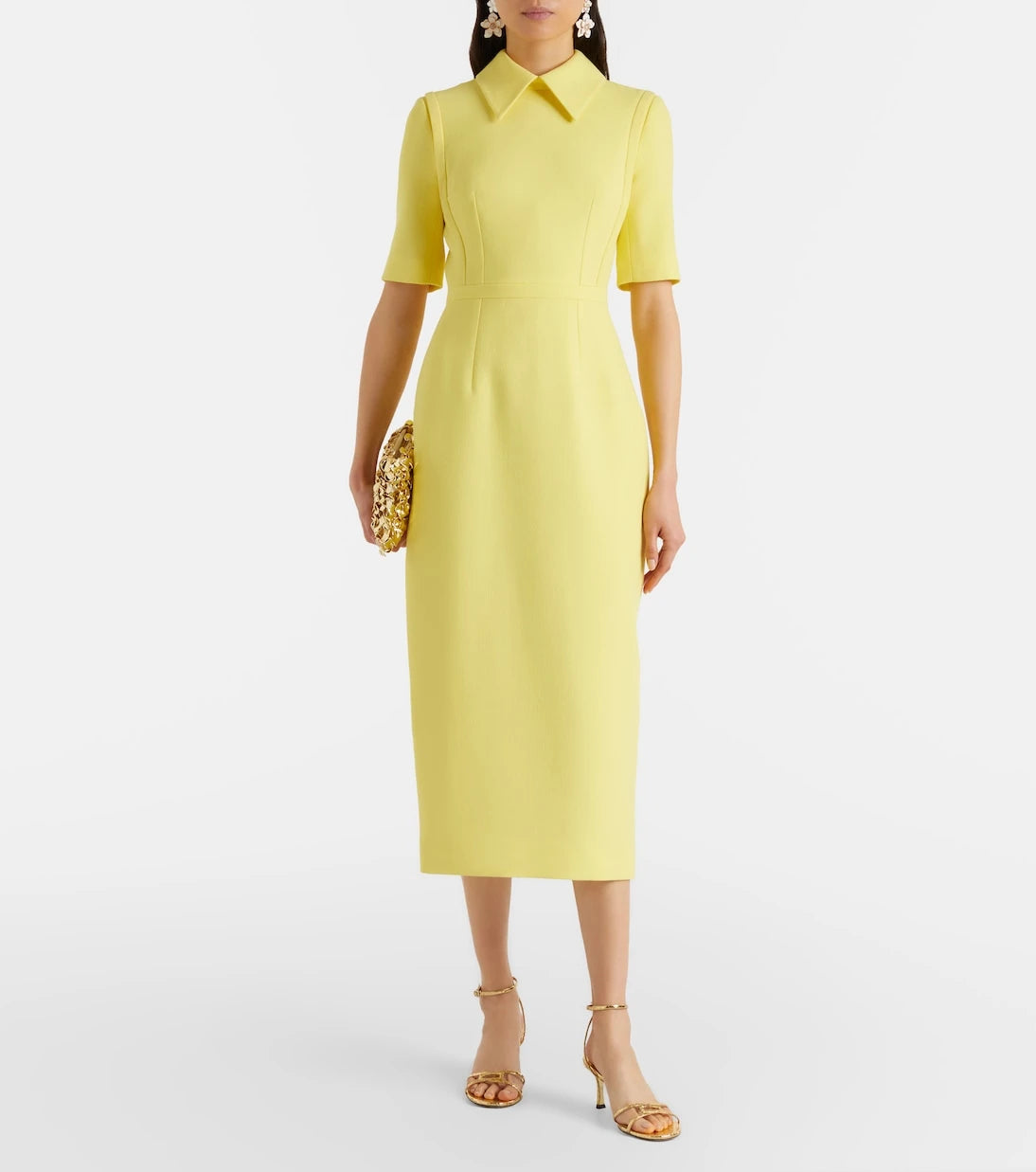 Emilia Wickstead - Valletta wool crêpe midi dress