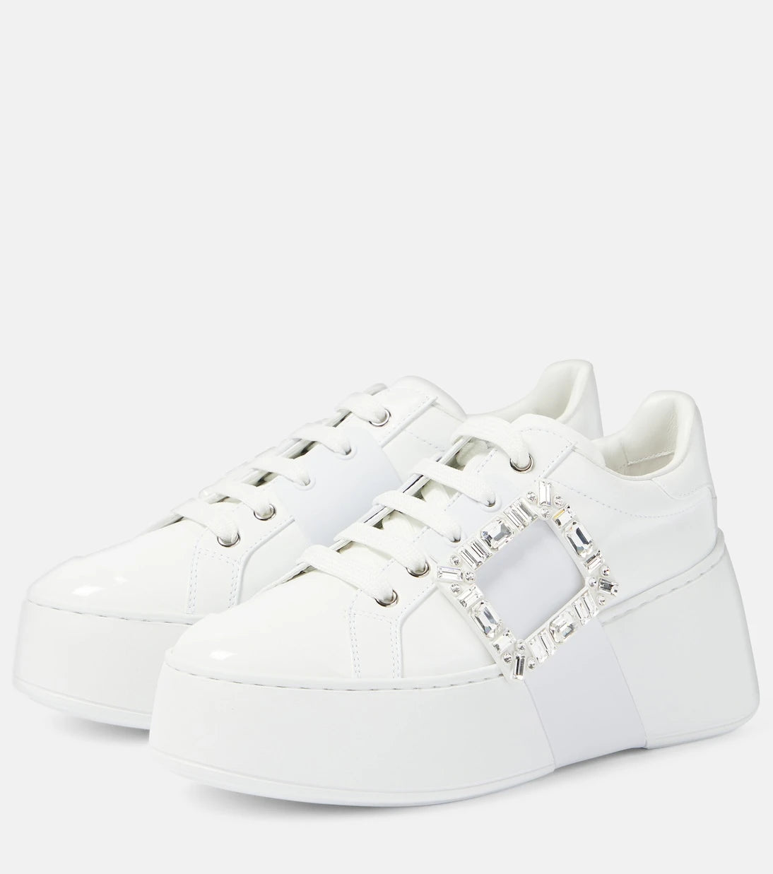 Roger Vivier - Viv' Skate leather sneakers